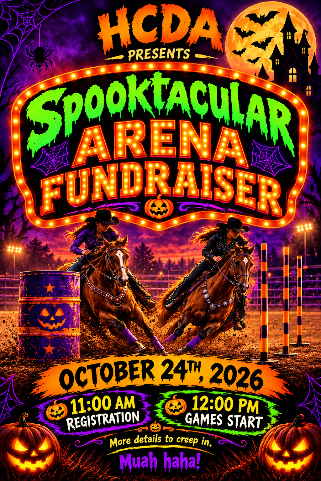 HCDA Spooktacular Fun Show Poster